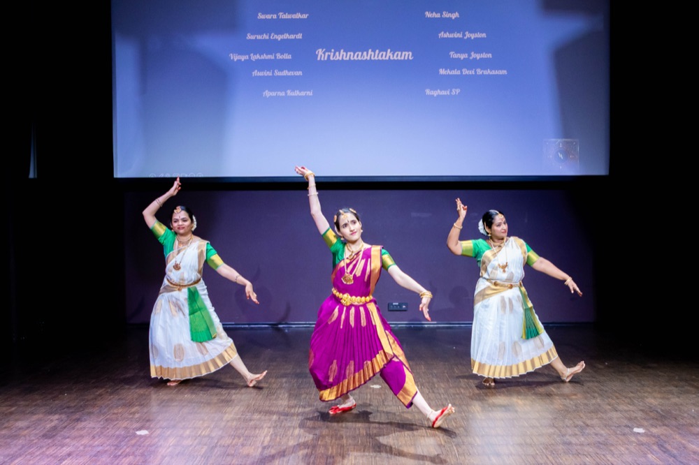 Bharatanatyam stage presentation at AVDS Annual Event 2026, Nesbru